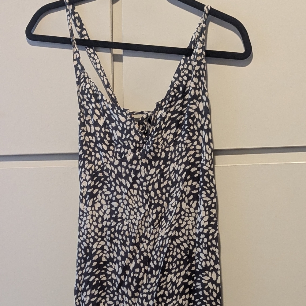 Saltwater LUXE Navy and White Midi Dress